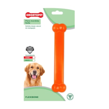 Brinquedo Flexibone Odontopet para Cães Laranja Pet Flex M - Imagem principal