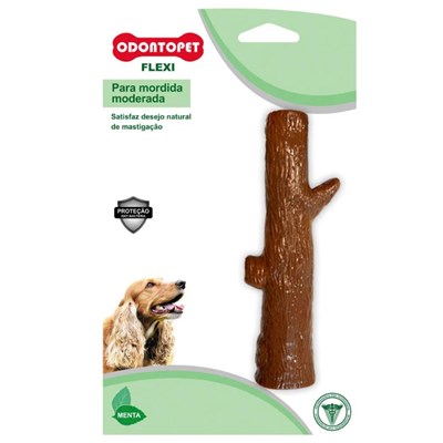 Brinquedo Flexibone Tronco Odontopet para Cães Pet Flex M