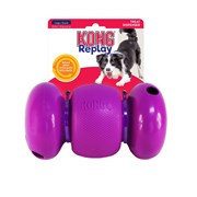 Brinquedo Interativo Kong Replay Porta Petiscos P para Cães