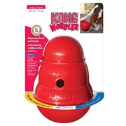 Brinquedo Interativo Kong Woobler Porta Petiscos G para Cães