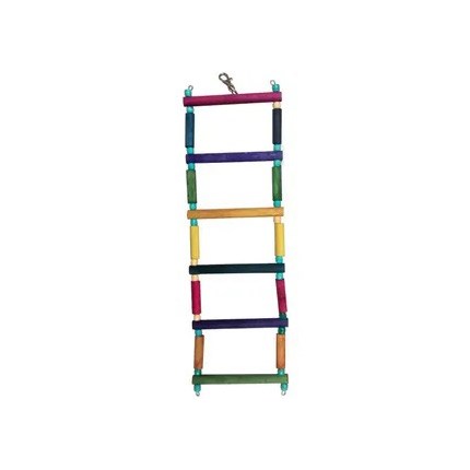 Brinquedo Kakatoo Escada Degraus para Pássaros 35cm