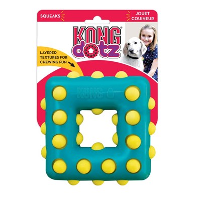 Brinquedo Kong Dotz Square G para Cães