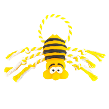 Brinquedo Mordedor Abelha com Corda para Cães 1UN - Imagem principal