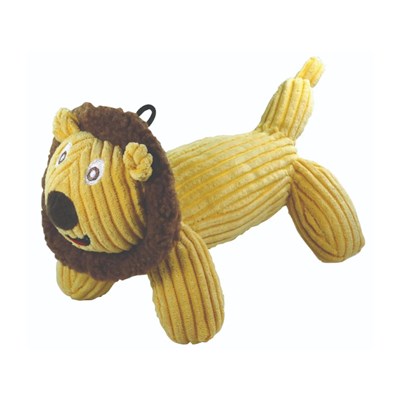 Brinquedo Mordedor de Pelúcia Leão Veludo para Cães