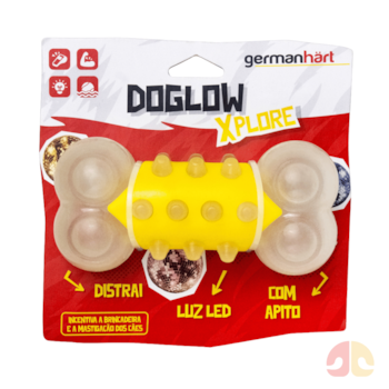 Brinquedo Osso com LED Dogflow Germanhart para Cães - Imagem principal
