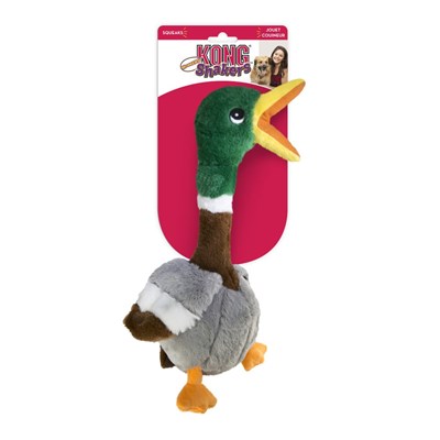Brinquedo Pato de Pelúcia Kong Shakers Honkers Duck Para Cães G