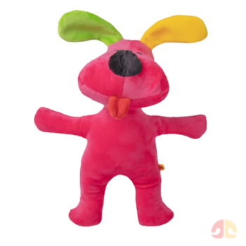 Brinquedo Pelúcia Fábrica Pet Cachorro Linguão Rosa - Imagem principal