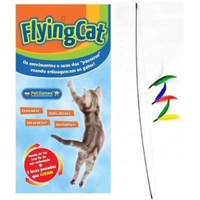 Brinquedo Pet Games Flyng Cat