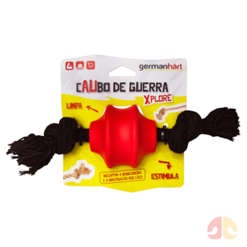 Brinquedo Polia com Corda Caubo de Guerra Germanhart para Cães - Imagem principal
