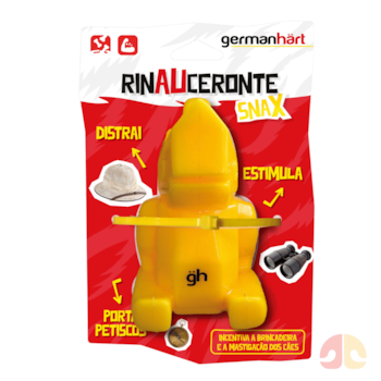 Brinquedo Porta Petiscos Mordedor Rinauceronte Germanhart para Cães - Imagem principal