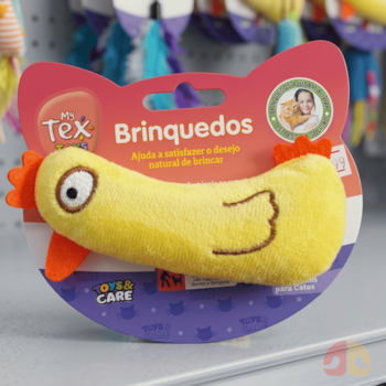 Briquedo Pelúcia Frango com Catnip Tex Pets para Gatos - Imagem principal
