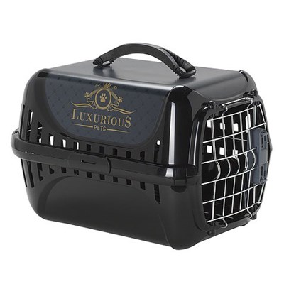 Caixa de Transporte com Trava Luxurious para Cães e Gatos