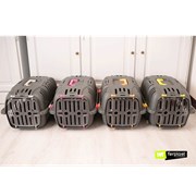 Caixa de Transporte Jet 10 para Cães e Gatos Cinza