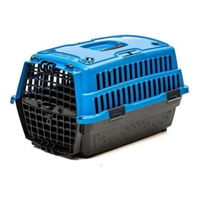 Caixa de transporte Love Travel Nº1 Pet Injet Azul para Cachorros
