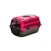 Caixa de Transporte Love Travel Nº1 Pet Injet Rosa para Cães