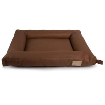 Cama Flat Cordoba Fábrica Pet P Marrom para Cães e Gatos - Imagem principal