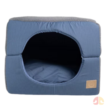 Cama Iglu Home Fábrica Pet Azul para Cães e Gatos - Imagem principal