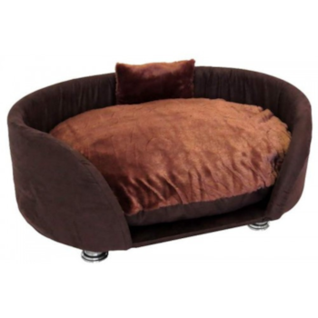 Caminha Divã Siesta São Pet Marrom para Gatos 33x74x52cm - Imagem principal