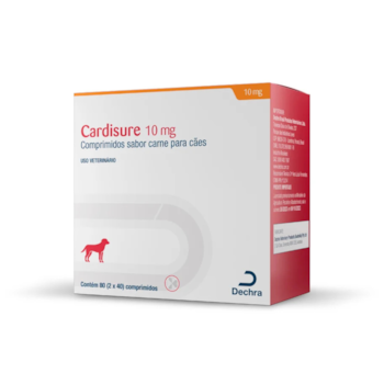 Cardisure Dechra 10mg para Cães com 80 Comprimidos - Imagem principal