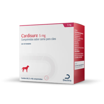 Cardisure Dechra 5mg para Cães com 80 Comprimidos - Imagem principal