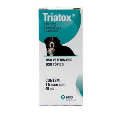Carrapaticida e Sarnicida Triatox MSD para Cachorros com 40ml