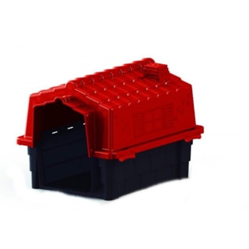 Casa Pet Injet Eco Colors Evolution Vermelha Nº02 para Cães - Imagem principal