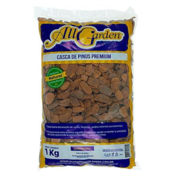 Casca de Pinus Premium All Garden 1kg - Imagem principal
