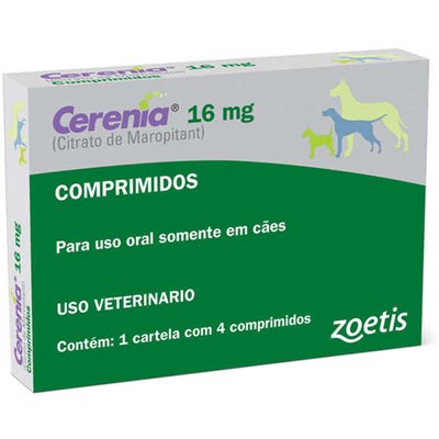 Cerenia 16Mg Com 4 Comprimidos Zoetis