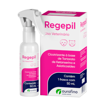 Cicatrizante Regepil Ourofino para Cães e Gatos 50ml - Imagem principal