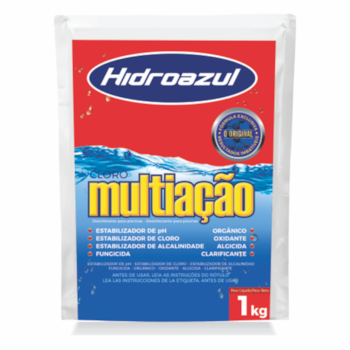 Cloro Hidroazul Multiação para Piscinas com 1kg - Imagem principal