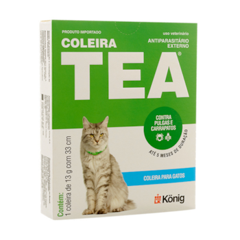 Coleira Antipulgas e Carrapatos Tea 327 de 13gr para Gatos com 33 cm - Imagem principal