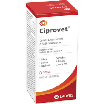 Colírio Ciprovet Labyes para Cães e Gatos 5ml - Imagem principal