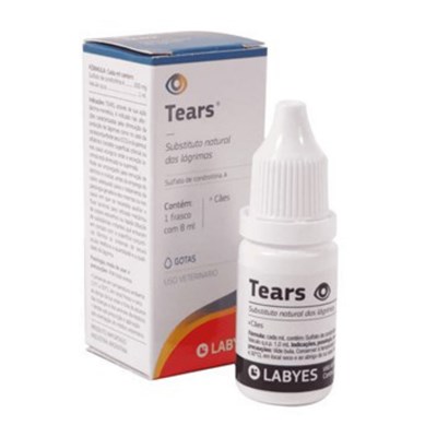 Colirio Lubrificante Tears Labyes para Cachorros e Gatos com 8ml