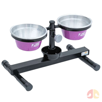 Comedouro Antiformiga NF Pet Ajustável 5L Rosa para Cães - Imagem principal