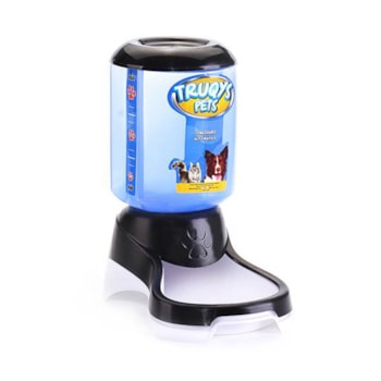 Comedouro Automático Truqys Pets para Cães e Gatos Preto - Imagem principal