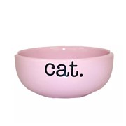 Comedouro Cerâmica Cat Rosa para Gatos P