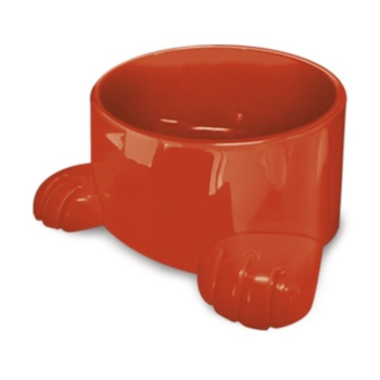 Comedouro Furacão Pet com Patas Nº3 de 1,4L Vermelho - Imagem principal