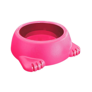 Comedouro Furacão Pet Glamour Nº1 Rosa de 260ml - Imagem principal