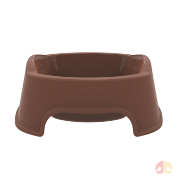 Comedouro Single B-3 Plast Pet 900ml Terra Vermelha para Cães e Gatos - Imagem principal