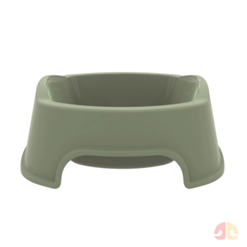 Comedouro Single B-3 Plast Pet 900ml Verde para Cães e Gatos - Imagem principal