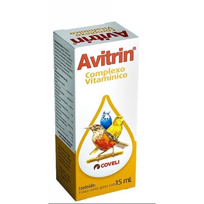 Complexo Vitamínico Avitrin para Pássaros 15ml