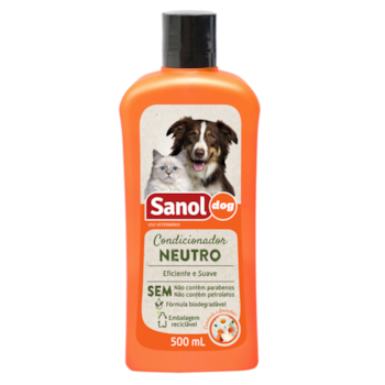 Condicionador Neutro Sanol Dog para Cães e Gatos 500ml - Imagem principal