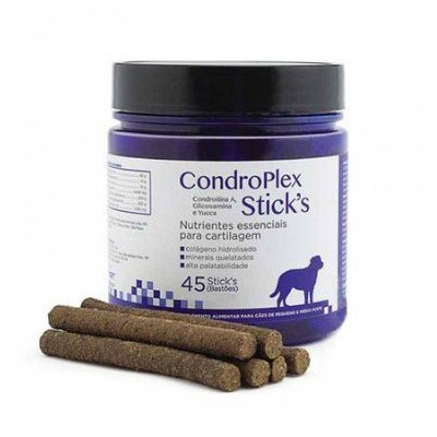 CondroPlex Stick's suplemento para cachorros com 45 bastões