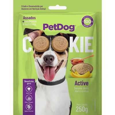 Cookie Pet Dog Crock Banana, Aveia e Mel 250gr