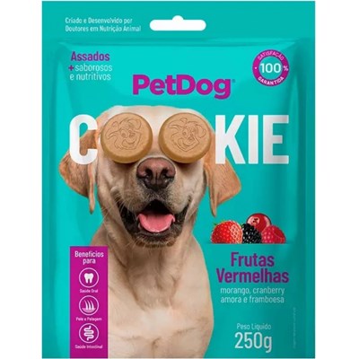 Cookie Pet Dog Crock Frutas Vermelhas 250gr