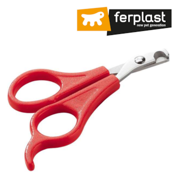 Cortador de Unhas Tesoura Ferplast para Gatos Vermelha - Imagem principal