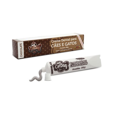 Creme Dental Cat Dog Chocolate 90gr