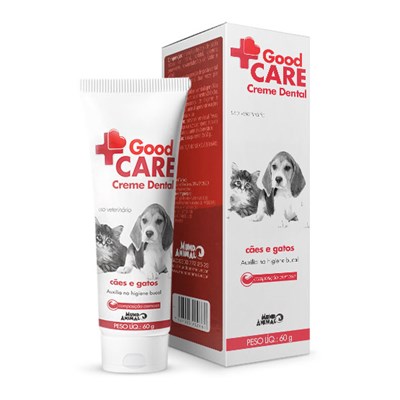 Creme Dental Good Care para Cães e Gatos 60gr