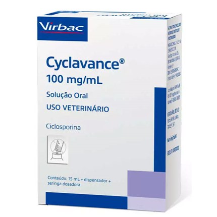 Cyclavance Virbac para cachorros 100mg/ml com 15,0ml