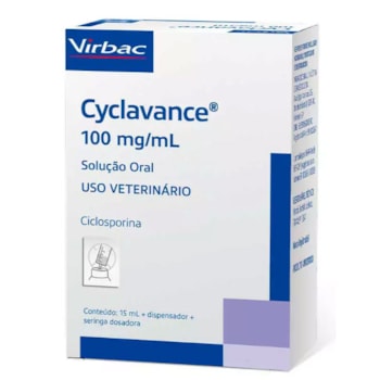 Cyclavance Virbac Para Cães 100mg/Ml Com 15,0ml - Imagem principal